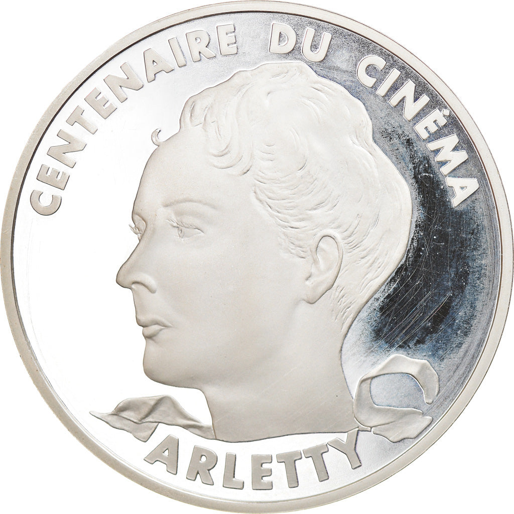 Moneta, Francja, 100 Francs, 1995, Paris, BE, AU(55-58), Srebro, KM:1945