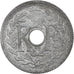 Coin, France, Lindauer, 10 Centimes, 1945, Beaumont - Le Roger, EF(40-45), Zinc