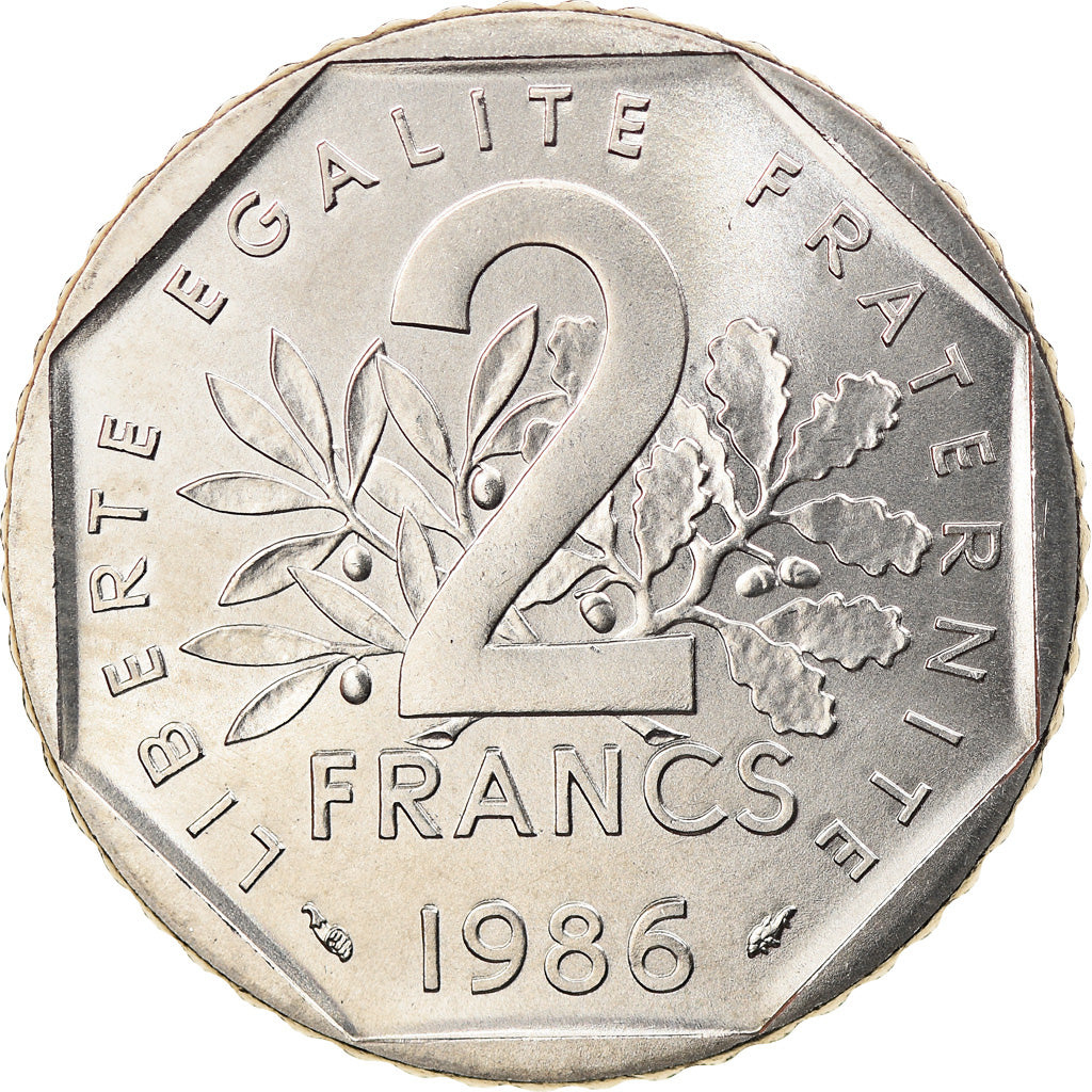 Monnaie, France, Semeuse, 2 Francs, 1986, Paris, SPL, Nickel, Gadoury:547