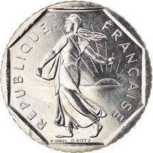 Münze, Frankreich, Semeuse, 2 Francs, 1994, Paris, UNZ, Nickel, KM:942.1