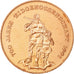 CAMBODIA, 4 Riels, 1988, KM #75, MS(60-62), Copper, 38.5, 29.79