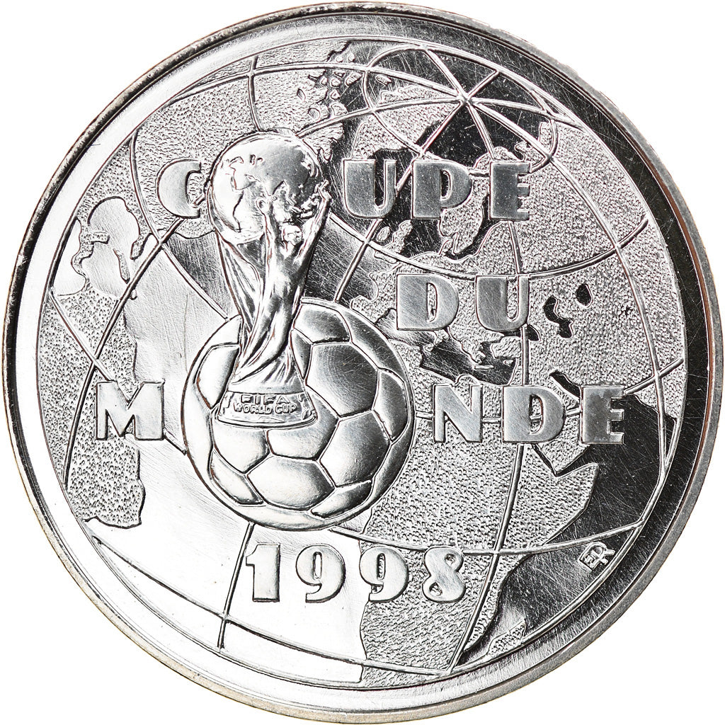 Coin, France, Franc, 1997, Paris, MS(63), Silver, KM:1211, Gadoury:C207