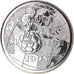 Coin, France, Franc, 1997, Paris, MS(63), Silver, KM:1211, Gadoury:C207