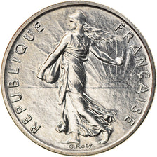 Coin, France, Semeuse, 1/2 Franc, 1981, Paris, MS(63), Nickel, KM:931.1
