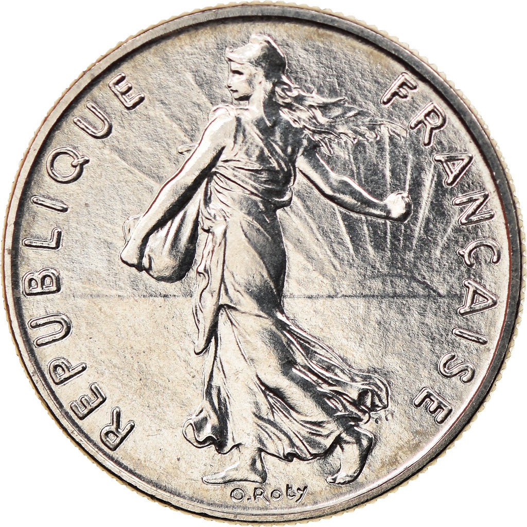 Coin, France, Semeuse, 1/2 Franc, 1982, Paris, MS(63), Nickel, KM:931.1