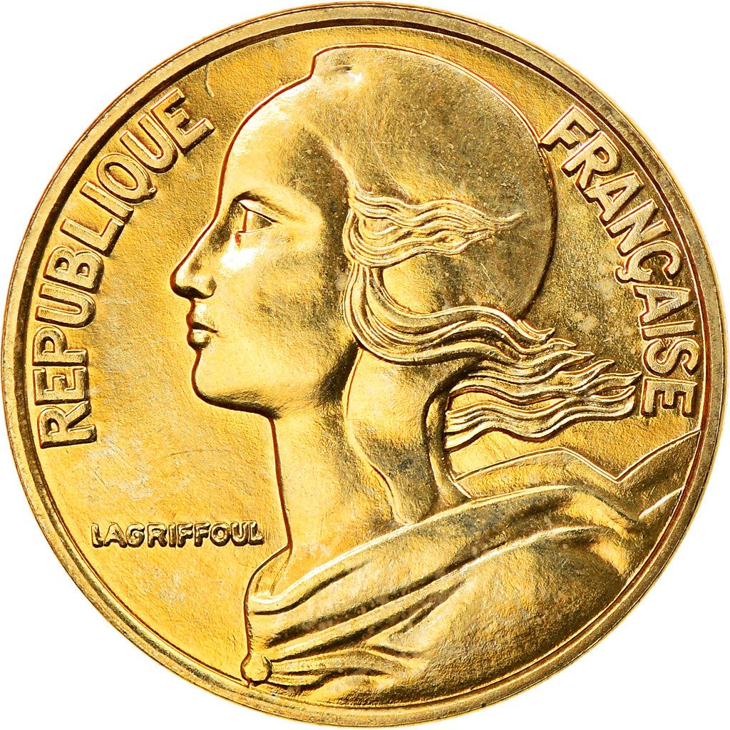 Coin, France, Marianne, 5 Centimes, 1993, Paris, Frappe médaille, MS(60-62)