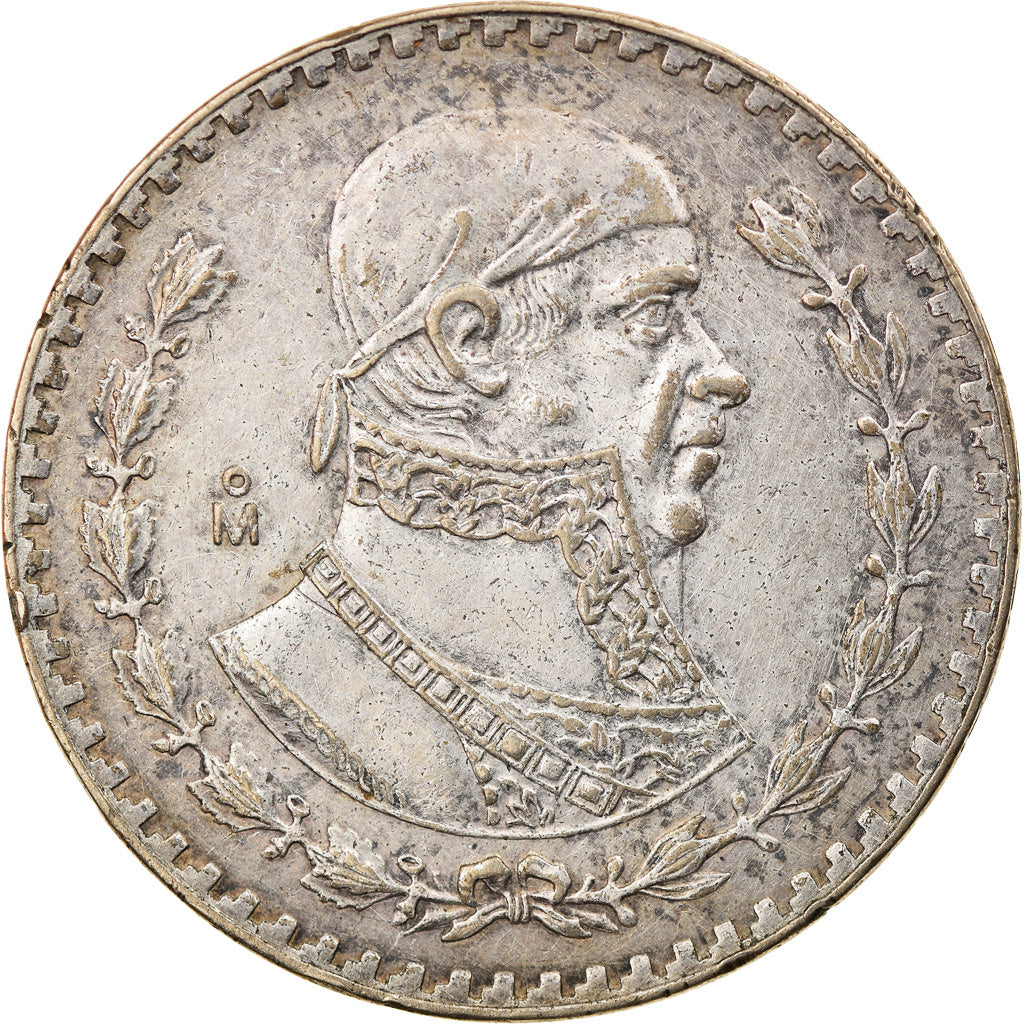 Coin, Mexico, Peso, 1966, Mexico City, EF(40-45), Silver, KM:459