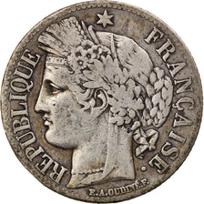 Coin, France, Cérès, Franc, 1849, Paris, VF(20-25), Silver, KM:759.1