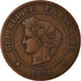 Monnaie, France, Cérès, 5 Centimes, 1894, Paris, TB+, Bronze, KM:821.1