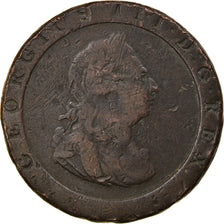 Münze, Großbritannien, George III, Penny, 1797, SGE+, Kupfer, KM:618