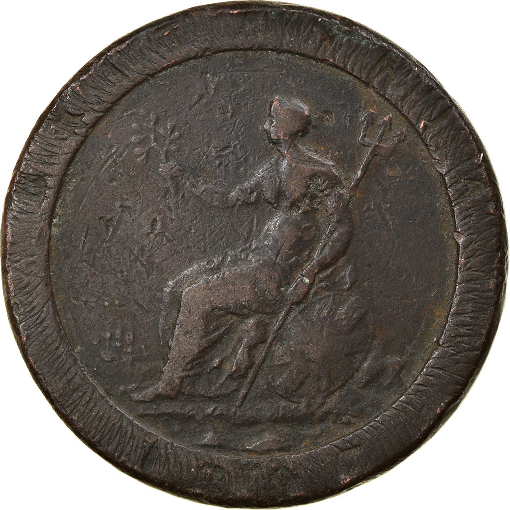 Münze, Großbritannien, George III, Penny, 1797, SGE+, Kupfer, KM:618