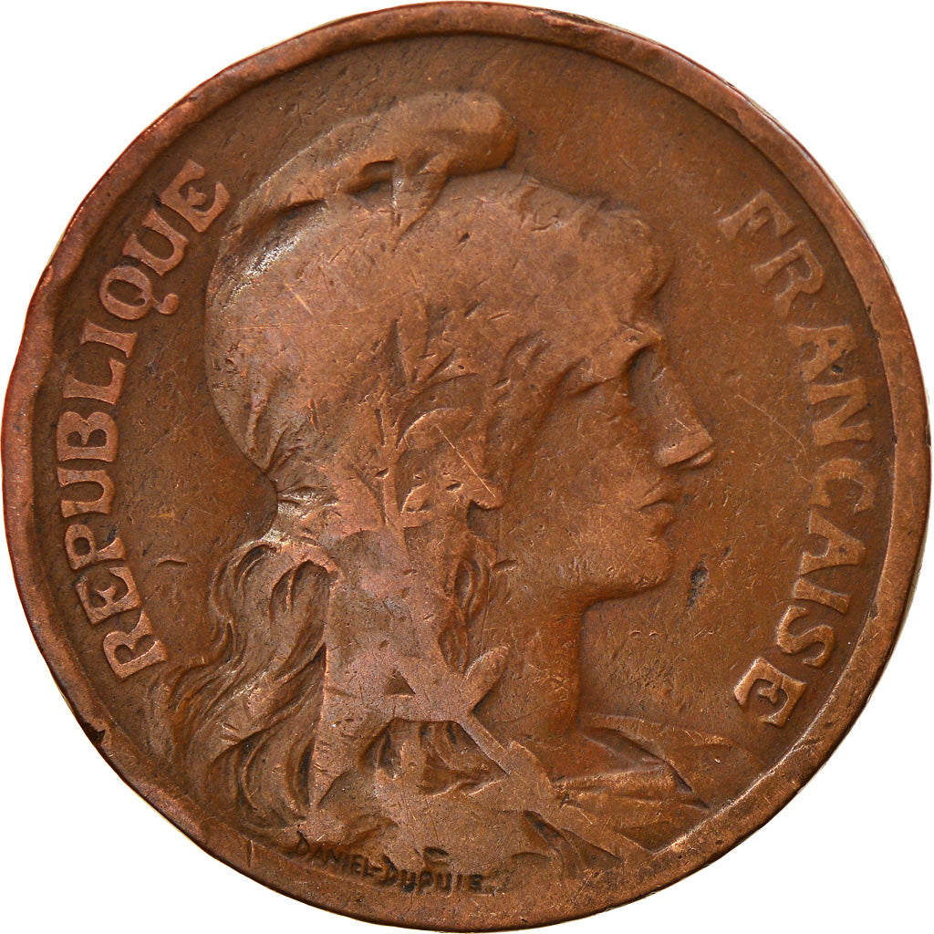 Coin, France, Dupuis, 10 Centimes, 1920, Paris, VF(20-25), Bronze, KM:843