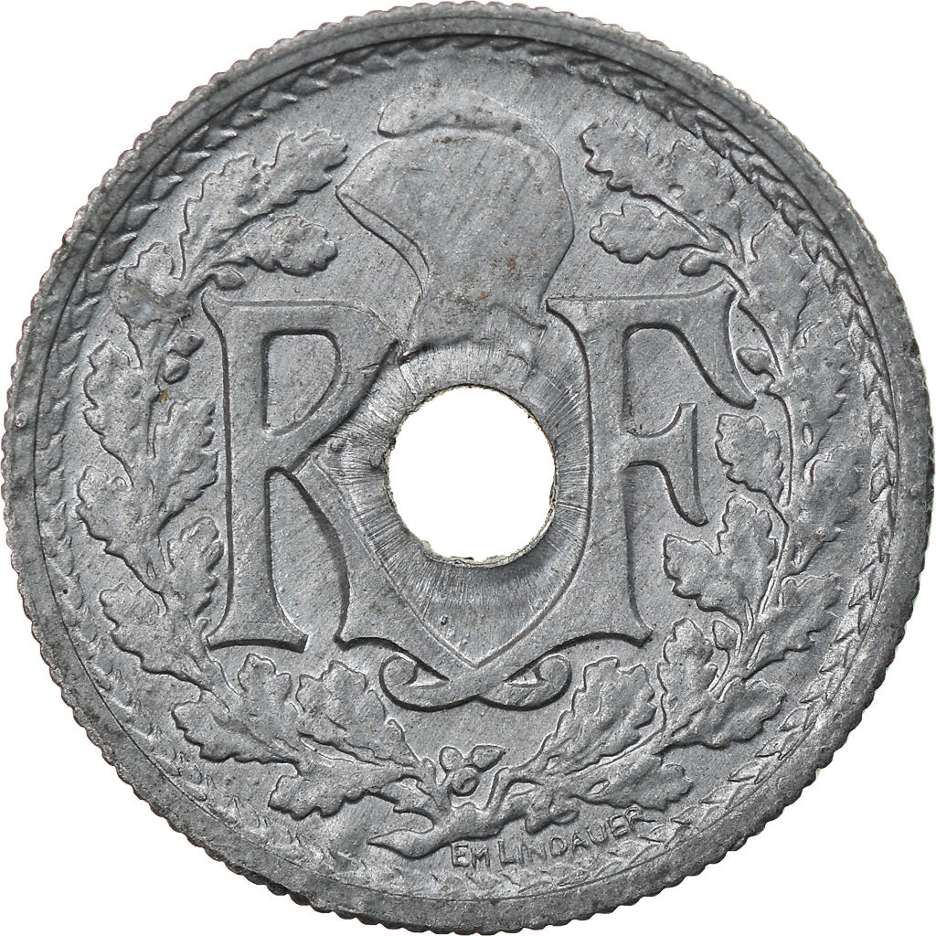 Coin, France, Lindauer, 10 Centimes, 1946, Beaumont - Le Roger, EF(40-45), Zinc