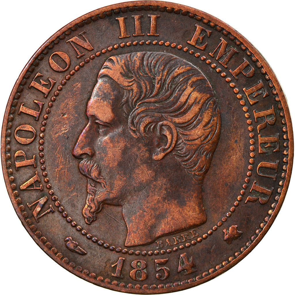 Moeda, França, Napoleon III, Napoléon III, 5 Centimes, 1854, Bordeaux