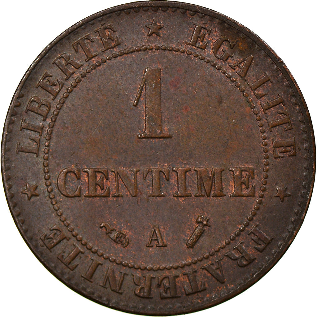 Münze, Frankreich, Cérès, Centime, 1890, Paris, SS, Bronze, KM:826.1