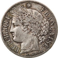 Münze, Frankreich, Cérès, Franc, 1871, Paris, S+, Silber, KM:822.1