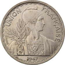 Munten, FRANS INDO-CHINA, Piastre, 1947, Paris, PR, Copper-nickel, KM:32.2