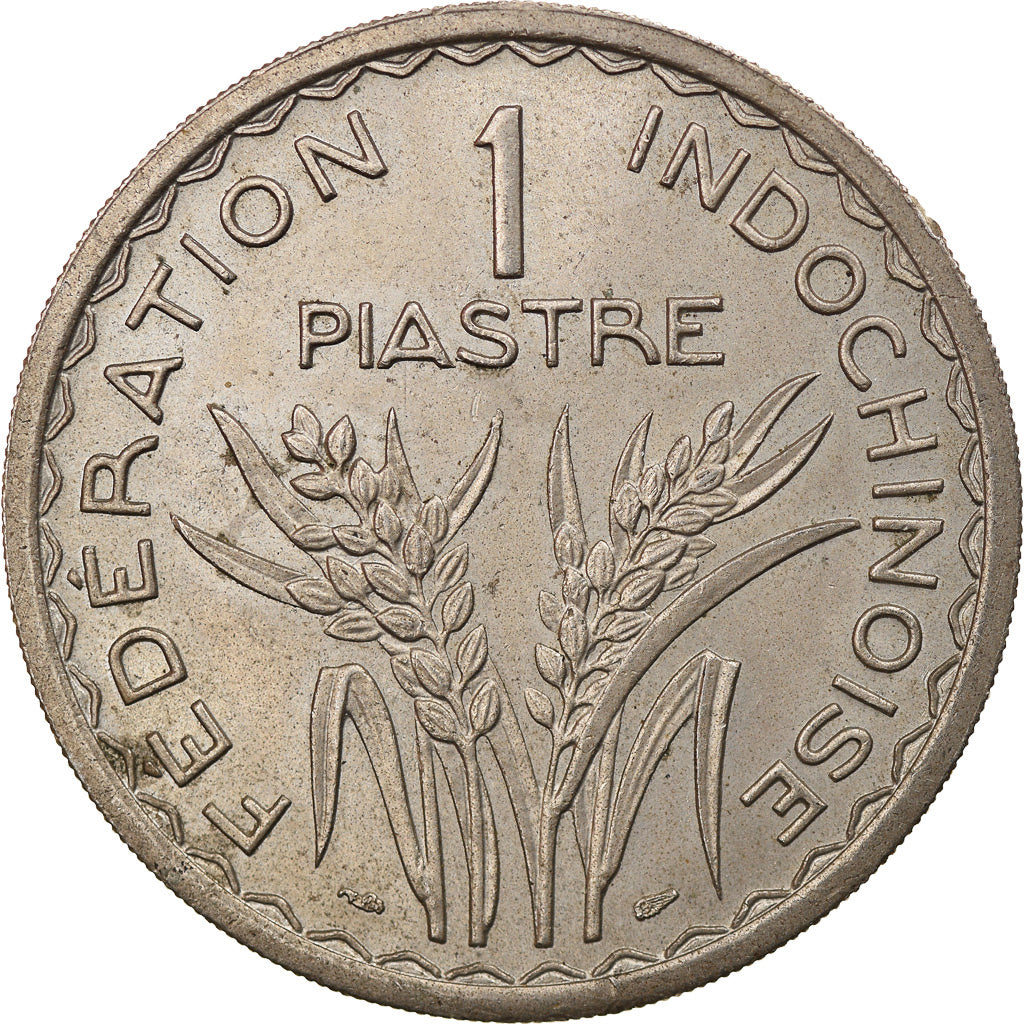 Munten, FRANS INDO-CHINA, Piastre, 1947, Paris, PR, Copper-nickel, KM:32.2