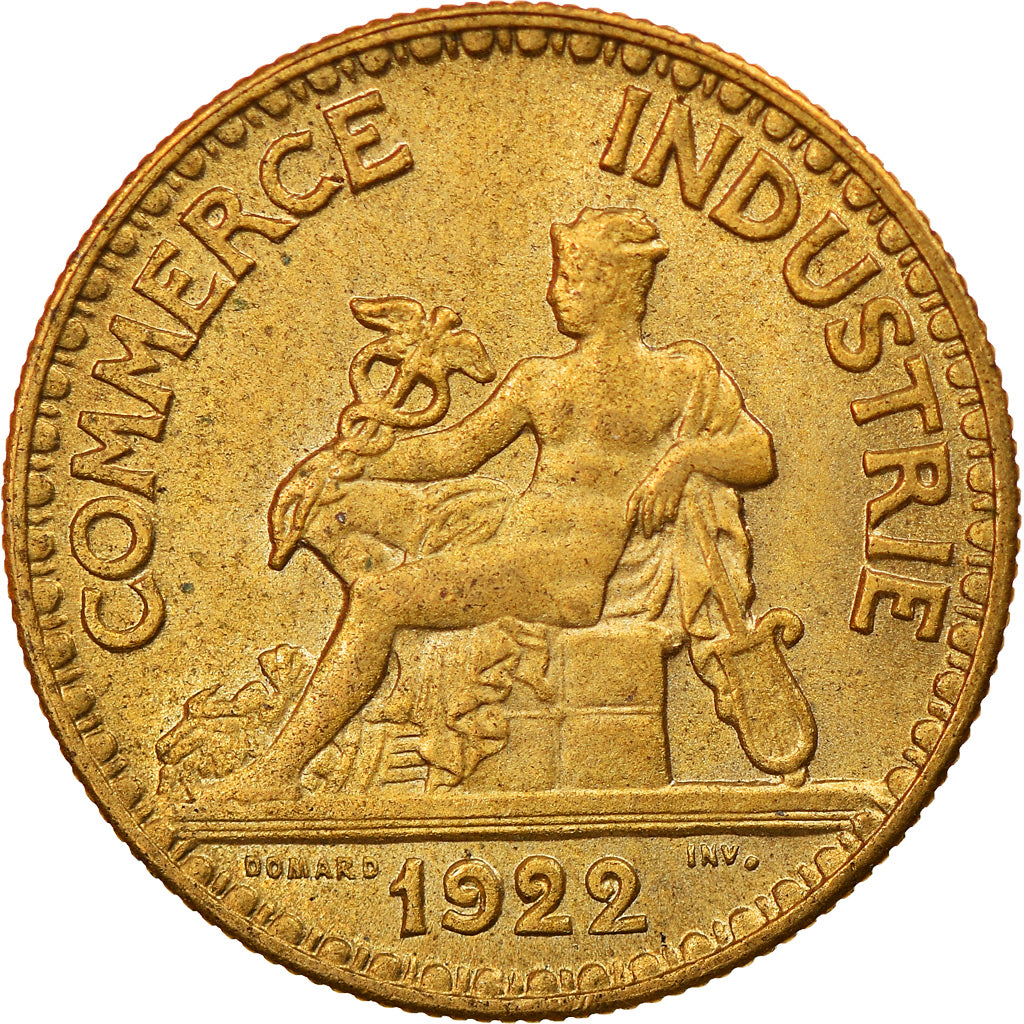 Coin, France, Chambre de commerce, 50 Centimes, 1922, Paris, AU(55-58)