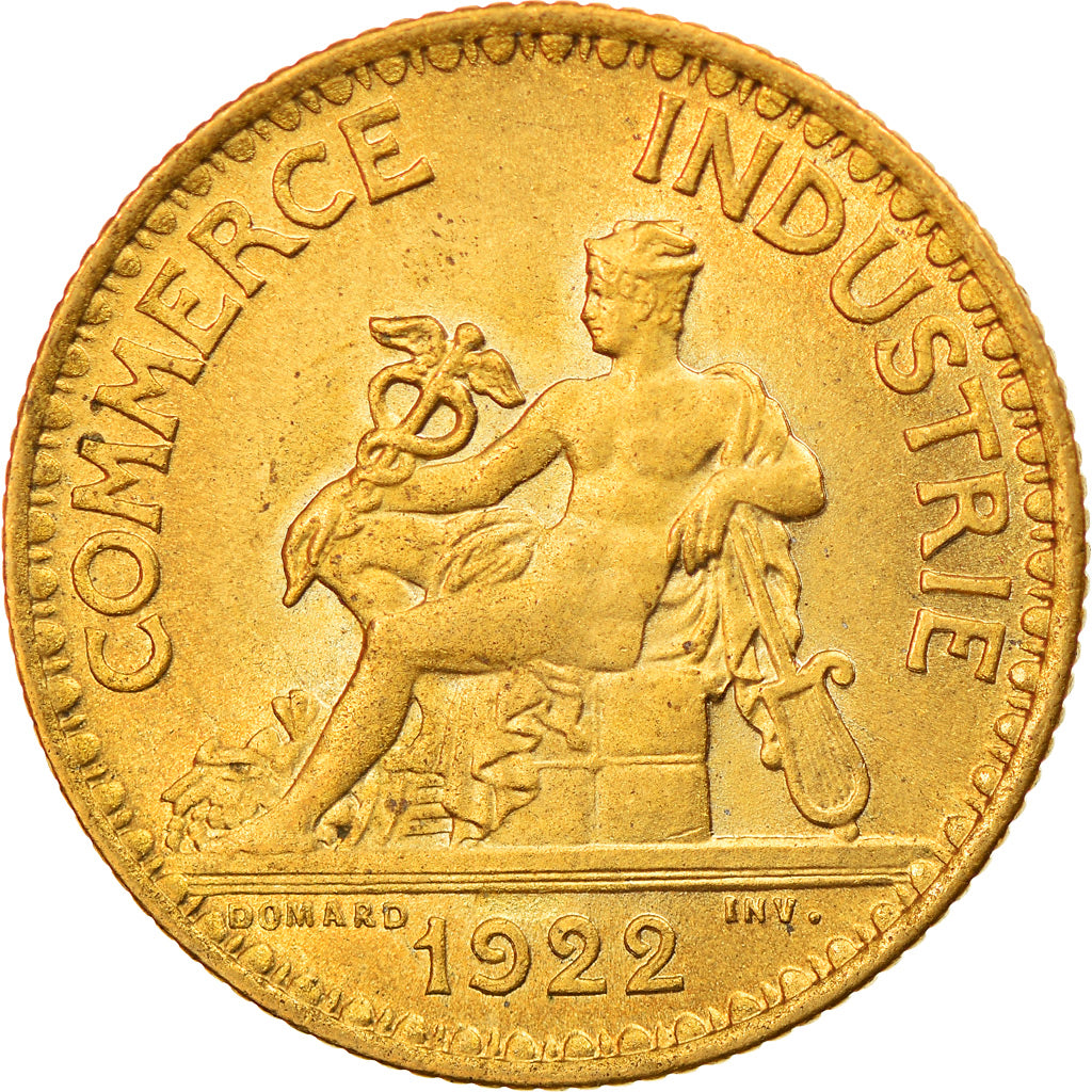 Moeda, França, Chambre de commerce, Franc, 1922, Paris, MS(63)