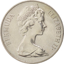 BERMUDA, Dollar, 1981, KM #28, AU(55-58), Copper-Nickel, 38.5, 28.32