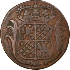 Moeda, Países Baixos, GRONINGEN AND OMMELAND, Duit, 1771, VF(20-25), Cobre