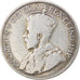 Monnaie, Canada, George V, 25 Cents, 1919, Royal Canadian Mint, Ottawa, B+