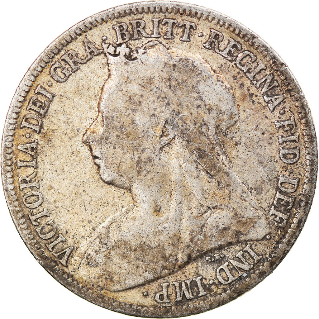 Coin, Great Britain, Victoria, Shilling, 1899, VF(20-25), Silver, KM:780