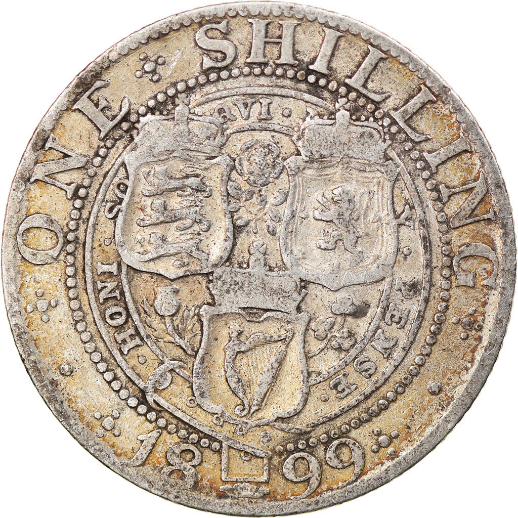 Coin, Great Britain, Victoria, Shilling, 1899, VF(20-25), Silver, KM:780