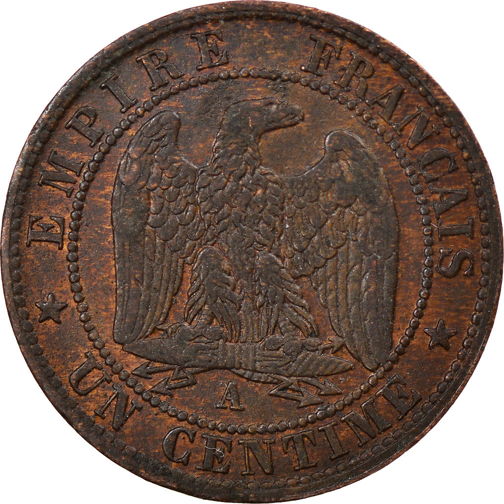 Coin, France, Napoleon III, Napoléon III, Centime, 1853, Paris, VF(30-35)