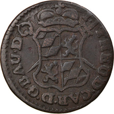 Coin, LIEGE, John Theodore, Liard, 1750, Liege, VF(30-35), Copper, KM:155