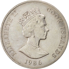 COOK ISLANDS, Dollar, 1986, KM #32, MS(63), Copper-Nickel, 38.5, 27.40
