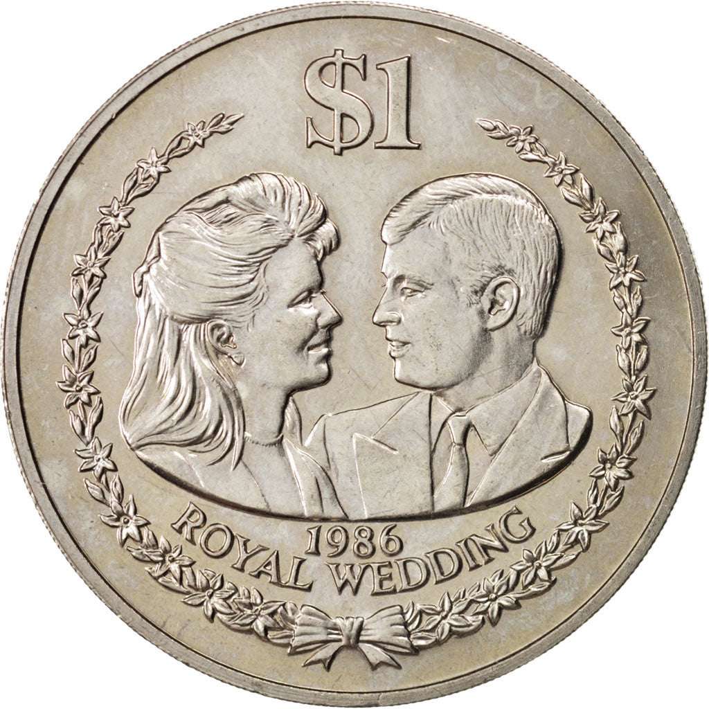 COOK ISLANDS, Dollar, 1986, KM #32, MS(63), Copper-Nickel, 38.5, 27.40