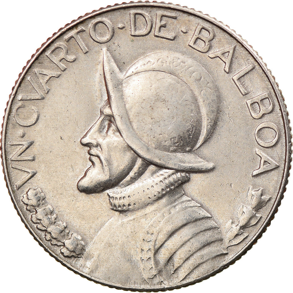 Coin, Panama, Balboa, 1966, U.S. Mint, EF(40-45), Silver, KM:27