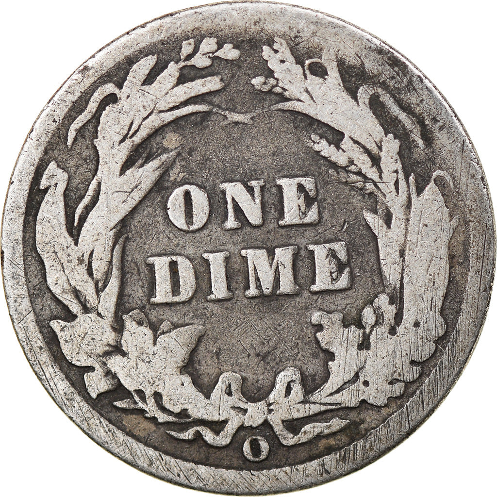 Moneda, Estados Unidos, Barber Dime, Dime, 1903, U.S. Mint, New Orleans, BC