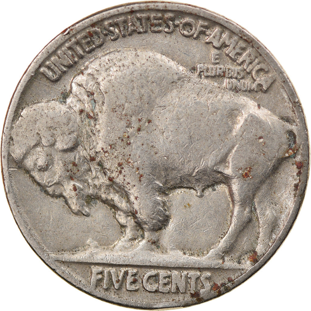 Coin, United States, Buffalo Nickel, 5 Cents, 1936, U.S. Mint, Philadelphia