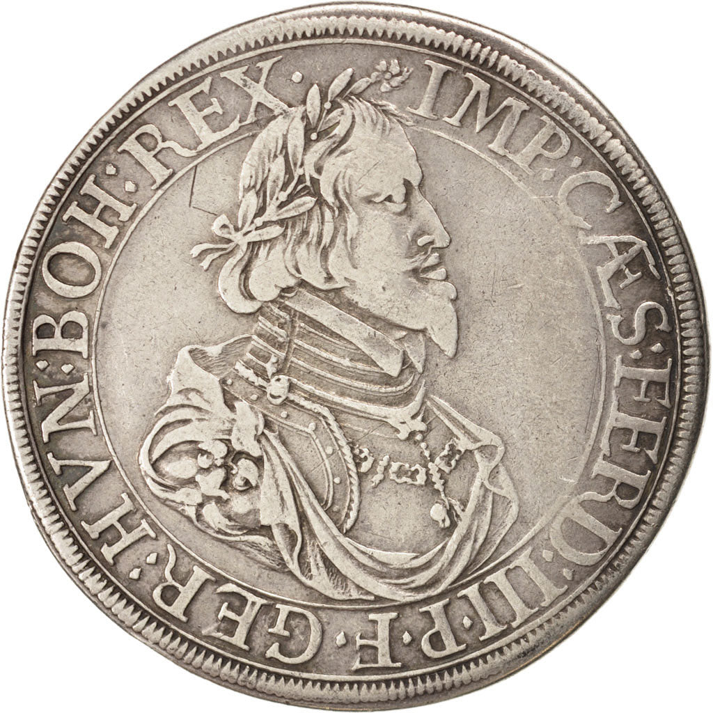 Coin, German States, AUGSBURG, Thaler, 1641, VF(30-35), Silver, KM:77