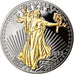 USA, Medal, Copy Twenty Dollars, Liberty, 2017, MS(65-70), Pokryte Miedź-