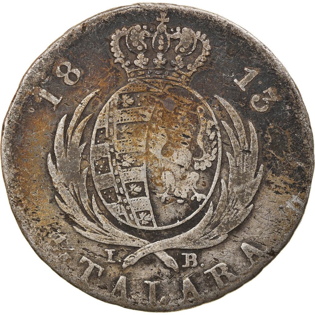 Monnaie, Pologne, Friedrich August I, 1/6 Talara, 1813, Warsaw, B, Argent, KM:85