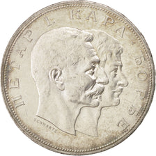 SERBIA, 5 Dinara, 1904, KM #27, AU(50-53), Silver, 37, 24.95