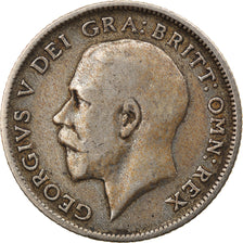 Coin, Great Britain, George V, 6 Pence, 1922, VF(30-35), Silver, KM:815a.1