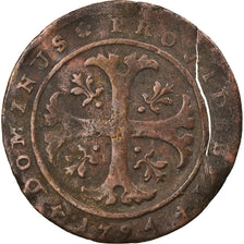 Moneta, CANTONI SVIZZERI, BERN, 1/2 Batzen, 1794, Bern, MB, Biglione, KM:91
