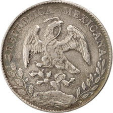 MEXICO, 8 Reales, 1894, Durango, KM #377.4, EF(40-45), Silver, 26.95