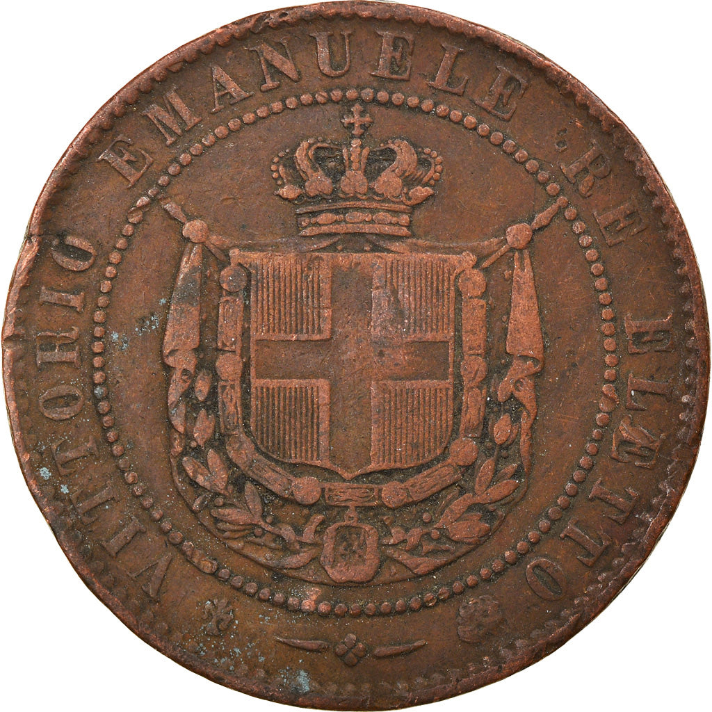 Coin, ITALIAN STATES, TUSCANY, Provisional Government, 5 Centesimi, 1859