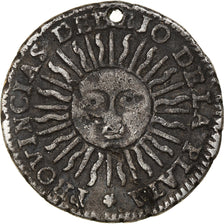 Coin, Argentina, 1/2 Réal, 1815, Potosi, Bolivia, VF(30-35), Silver, KM:1.2