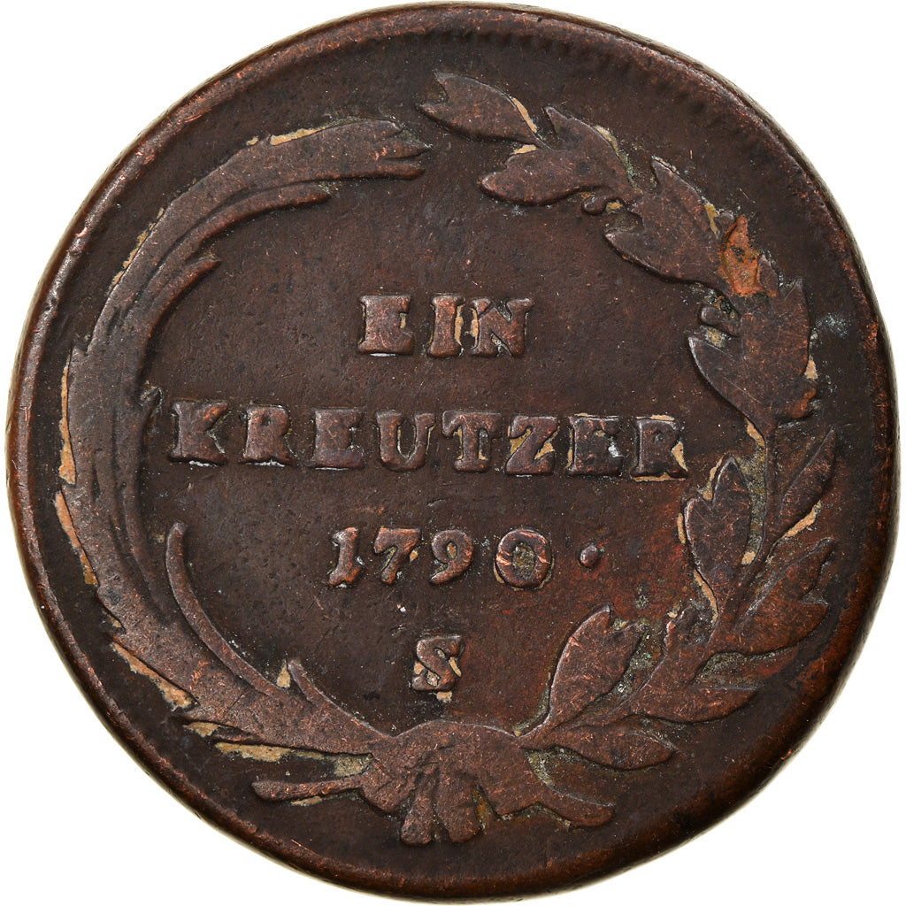 Coin, Austria, Joseph II, Kreuzer, 1790, VF(20-25), Billon, KM:2056