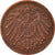 Coin, GERMANY - EMPIRE, Wilhelm II, Pfennig, 1911, Stuttgart, EF(40-45), Copper