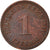 Moneda, ALEMANIA - IMPERIO, Wilhelm II, Pfennig, 1911, Stuttgart, MBC, Cobre