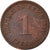 Coin, GERMANY - EMPIRE, Wilhelm II, Pfennig, 1911, Stuttgart, EF(40-45), Copper