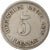 Coin, GERMANY - EMPIRE, Wilhelm II, 5 Pfennig, 1899, Munich, VF(30-35)